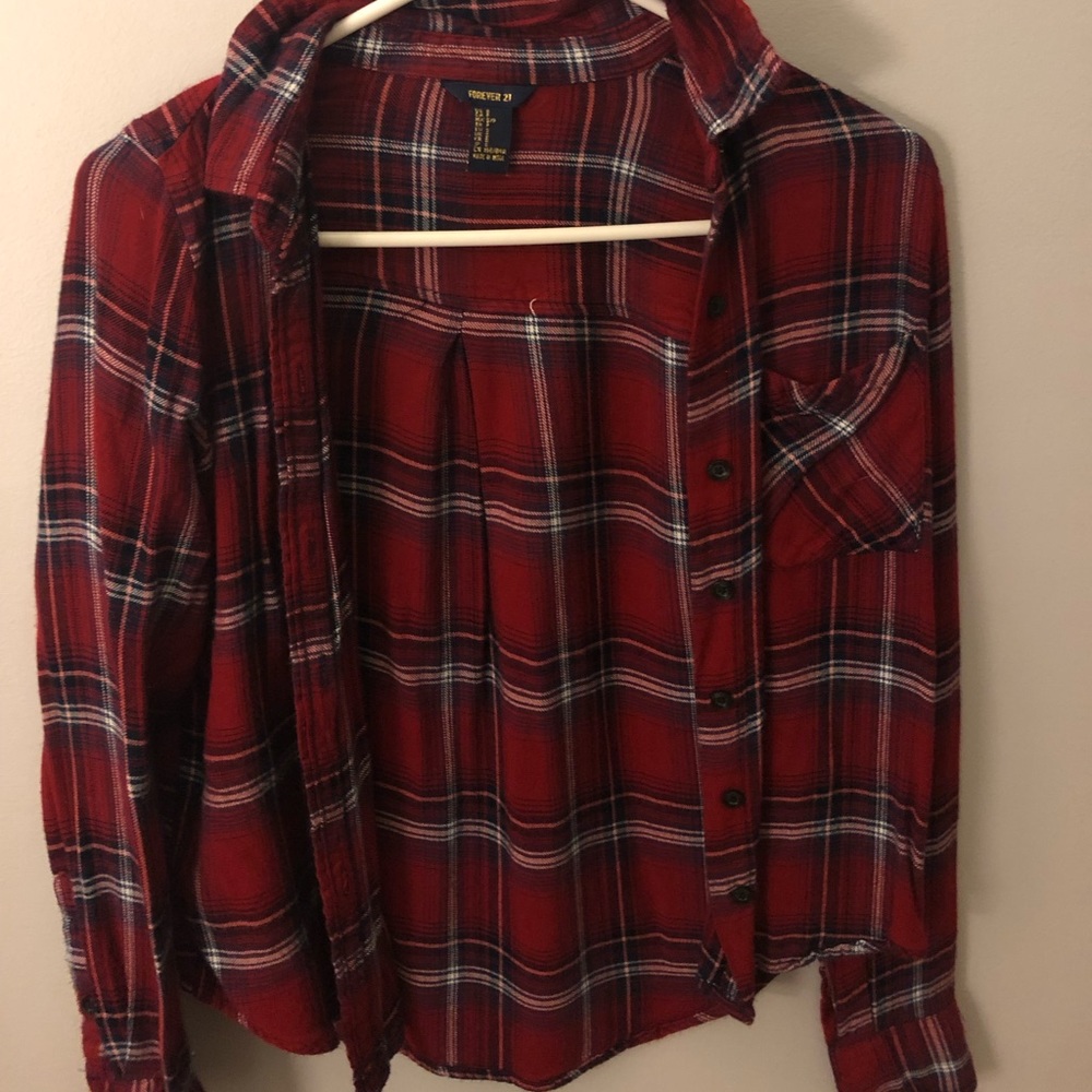 Woman’s long sleeve flannel